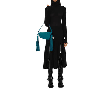 Mini Shield Tassel Bag - Kingfisher