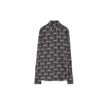 Bus Silk Shirt - Knight Ip Pattern