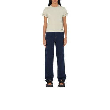 Boxy Cotton T-shirt - Plaster
