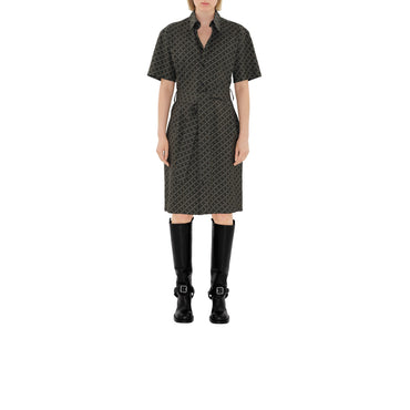 Check Cotton Shirt Dress - Snug Ip Check