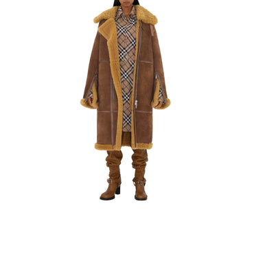 Shearling Coat - Moss