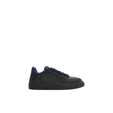 Leather Stock Sneakers - Black