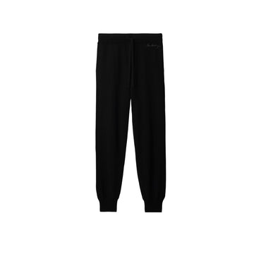 Cashmere Jogging Pants - Black