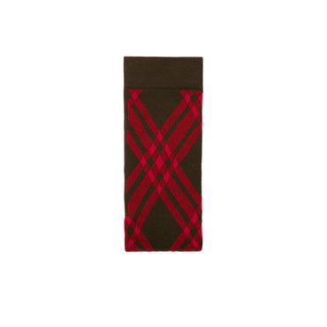 Check Wool Blend Tights - Snug/Pillar