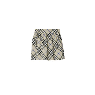 Check Cotton Skirt - Lichen Ip Check