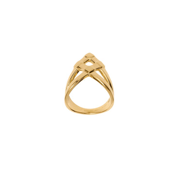 Check Point Ring - Gold