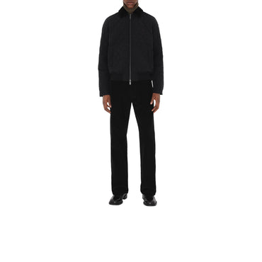 Quilted Nylon Jacket - Black/Snug Ip Check