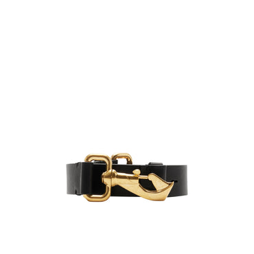 Leather Equestrian Belt - Black