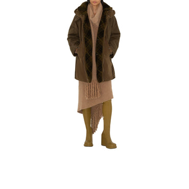 Detachable Warmer Cotton Parka - Bison