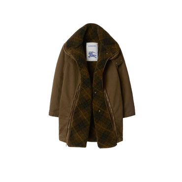 Detachable Warmer Cotton Parka - Bison