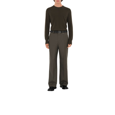 Wool Tailored Trousers - Loch Melange