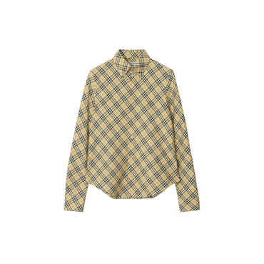 Slim Fit Check Cotton Shirt - Grain Ip Check