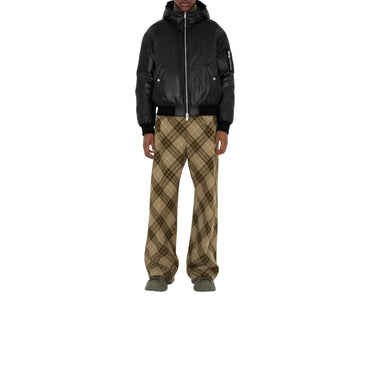 Nylon Bomber Jacket - Black