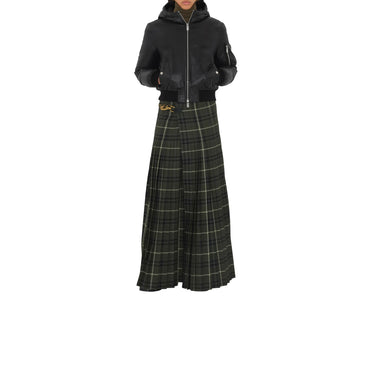 Nylon Bomber Jacket - Black