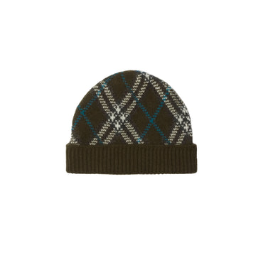 Check Cashmere Beanie - Snug