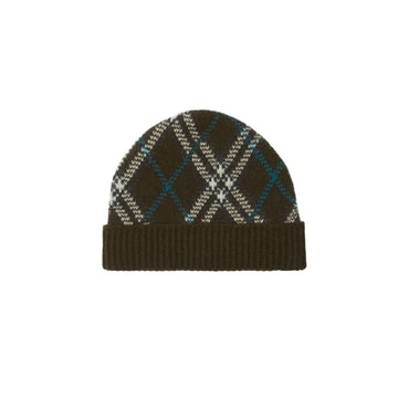 Check Cashmere Beanie - Snug