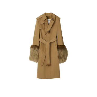 Long Cotton Nylon Trench Coat - Mountain