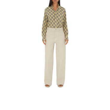 Relaxed Fit Check Cotton Shirt - Grain Ip Check