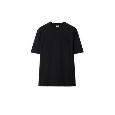 B Shield Cotton T-shirt - Coal