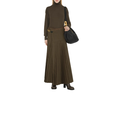 Wool Mohair Maxi Kilt - Kindle Melange
