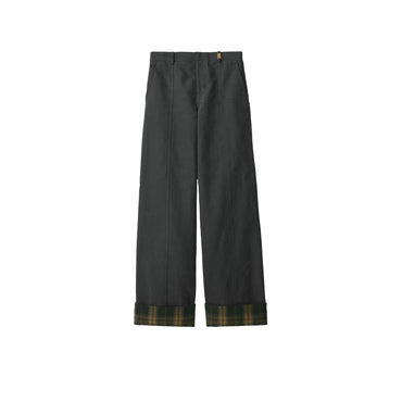 Cotton Nylon Trousers - Cinder