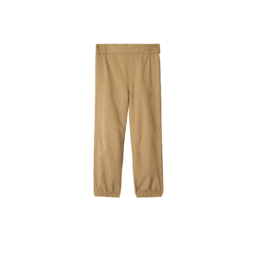 Cotton Blend Trousers - Sand