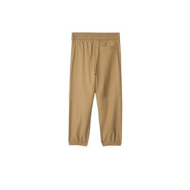 Cotton Blend Trousers - Sand