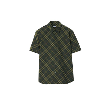 Regular Fit Check Cotton Shirt - Shadow Ip Check