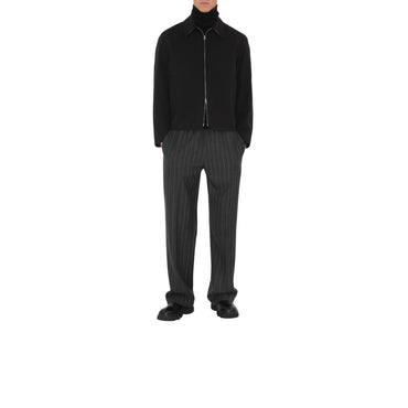 Wool Tailored Trousers - Slate/Cobble