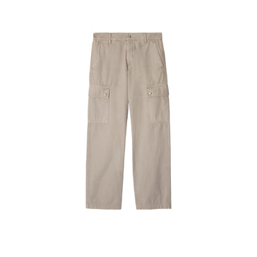 Gabardine Cargo Trousers - Heron