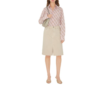 Denim Skirt - Oat