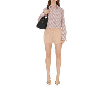 Nylon Cotton Shorts - Teacup
