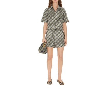 Check Cotton Pyjama Shorts - Husk Ip Check
