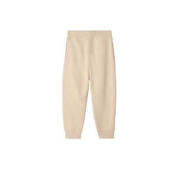 Check Label Cotton Jogging Pants - Calico