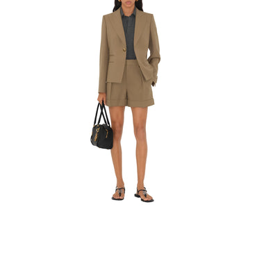 Wool Tailored Shorts - Puddle
