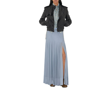 Pleated Crepe Jersey Maxi Skirt - Gale