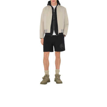 EKD Badge Cotton Shorts - Black