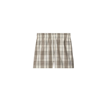 Check Cotton Shorts - Cotton Ip Check