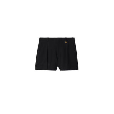 Wool Tailored Shorts - Black
