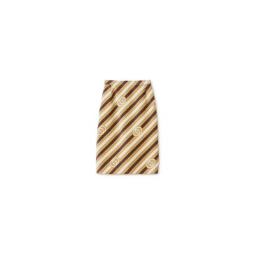 Women Skirt - Brown/Beige/Mc
