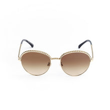 Absolute Chain Sunglasses - Gold + Brown