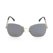 Charming Chain Sunglasses - Pale Gold+Grey