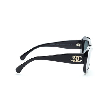 Twin Cc Sunglasses - Black+Grey