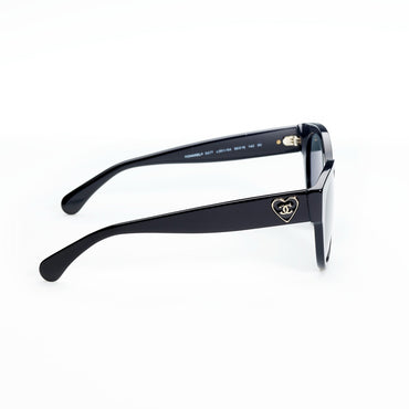 Coco Charms Sunglasses - Black+Grey