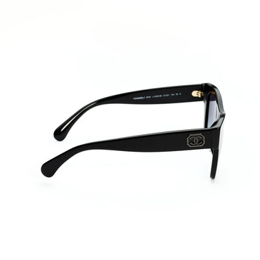 Coco Charms Sunglasses - Black + Grey