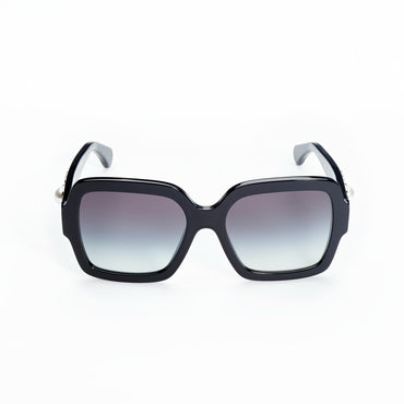 Coco Charms Sunglasses - Black + Grey