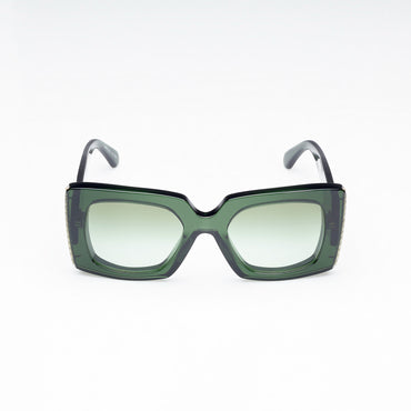 Mystery Pearl Sunglasses - Green + Green