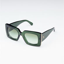 Mystery Pearl Sunglasses - Green + Green