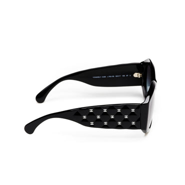 Lovely Quilting Sunglasses - Black+Grey