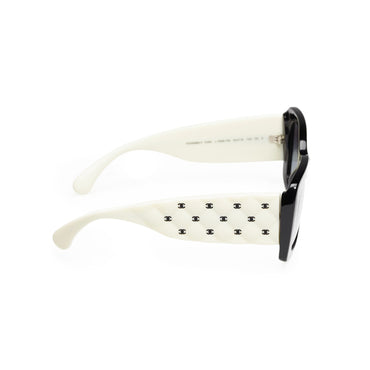 Lovely Quilting Sunglasses - Black&White + Grey